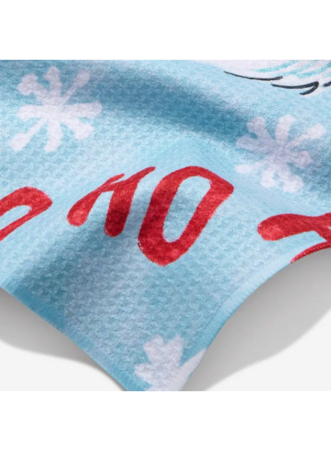 Merry Santa Tea Towel