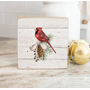Northern Cardinal Wood Block