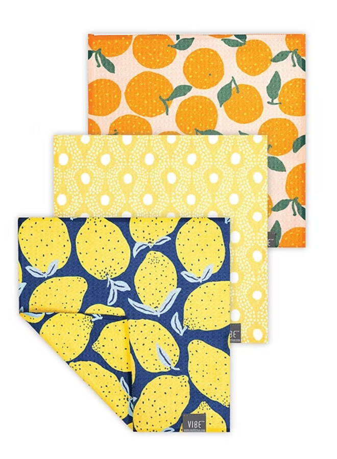 Vibe Recycled Dishcloth Set of 3