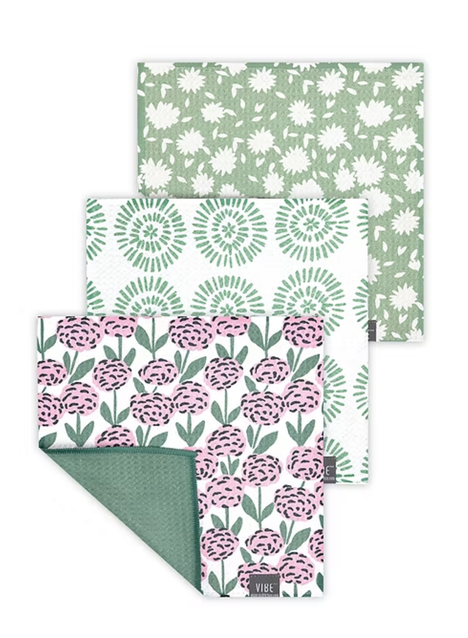 Vibe Recycled Dishcloth Set of 3