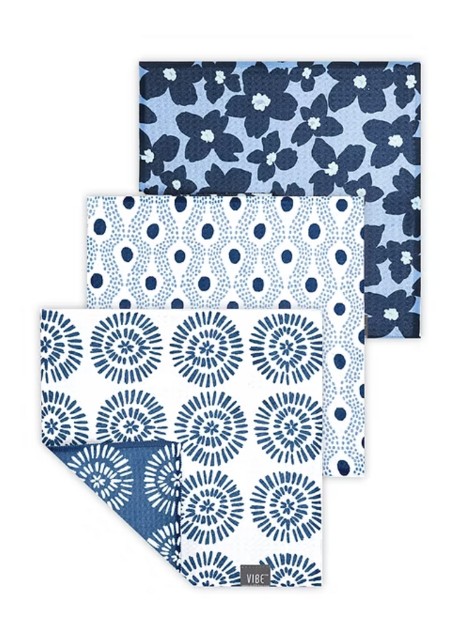 Vibe Recycled Dishcloth Set of 3