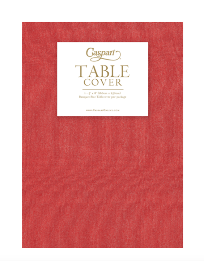 Tablecover Moire Red 5x8'