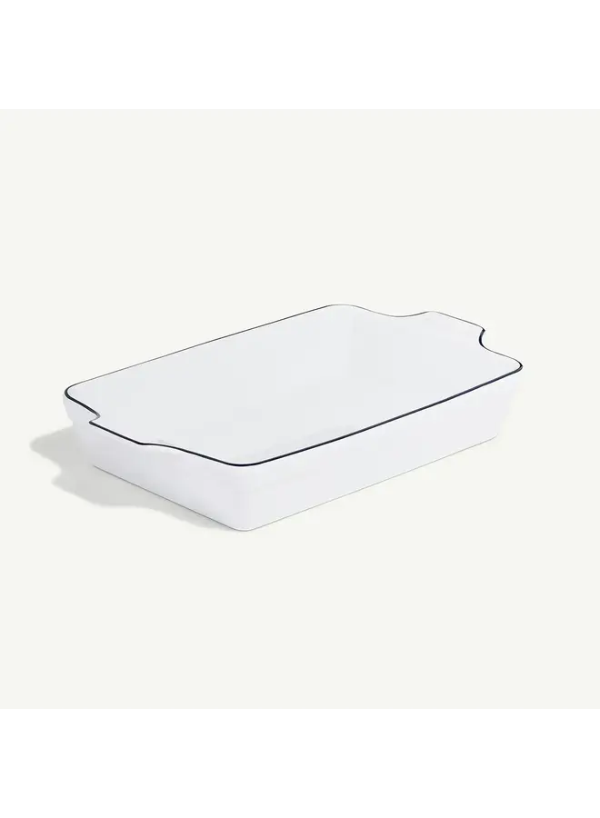 9x13" Rectangular Baking Dish Navy Rim
