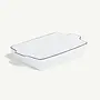 9x13" Rectangular Baking Dish Navy Rim