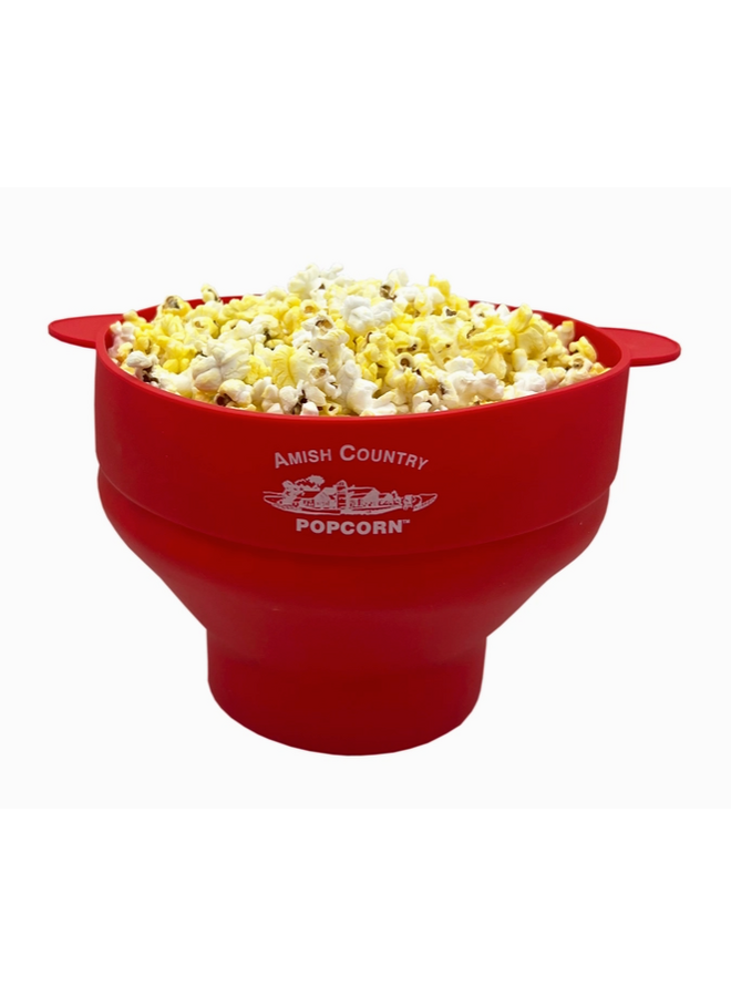 Red Silicone Microwave Popper