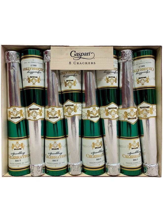 Sparkling Wine Bottle Luxury Cone Crackers - 8 per box 10"