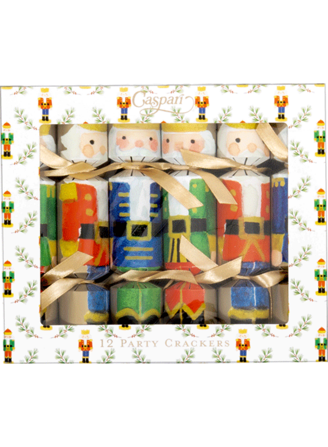 Painted Nutcrackers Mini Party Crackers Set of 12