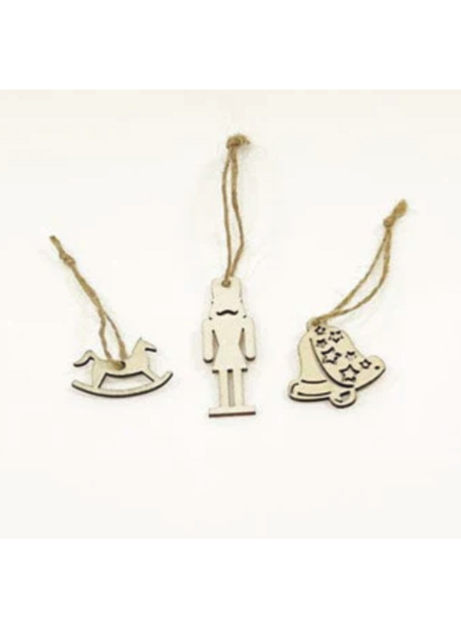 Painted Nutcrackers Mini Party Crackers Set of 12