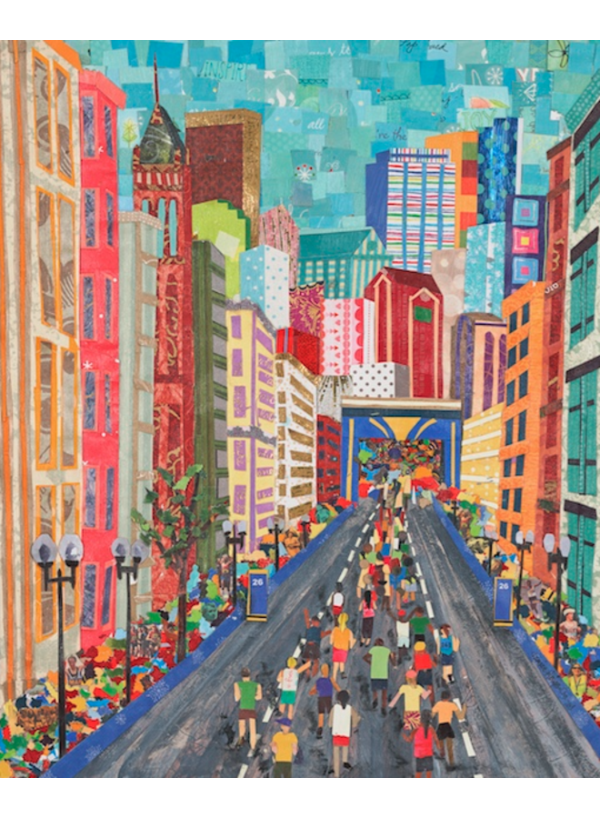 Boston Marathon Black Framed 5x7 Print