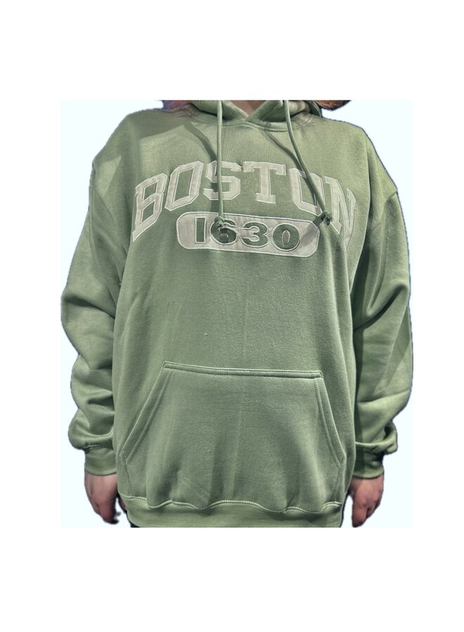 Hoodie Sweatshirt Sage Boston