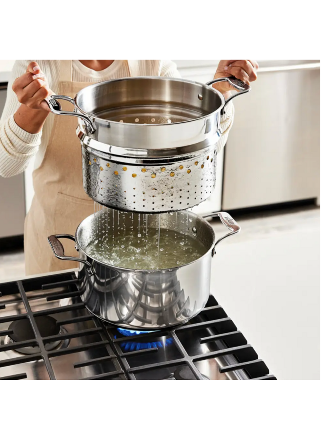Stainless Steel Multipot w/ Strainer 8 Qt