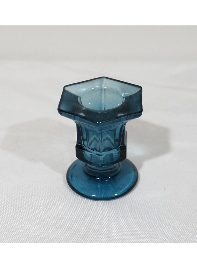 Glass Candlestick Holder