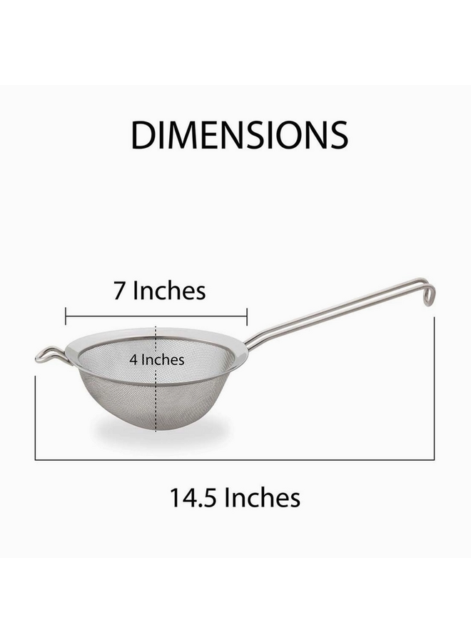 Double Mesh Strainer 7"