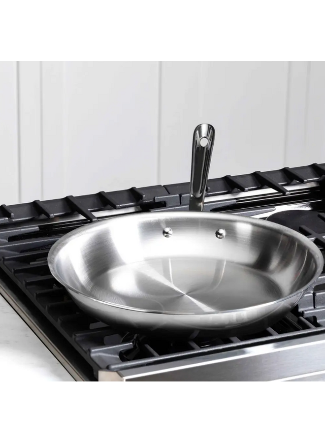 D3 Stainless 3-Ply Bonded Fry pan 12" w/lid