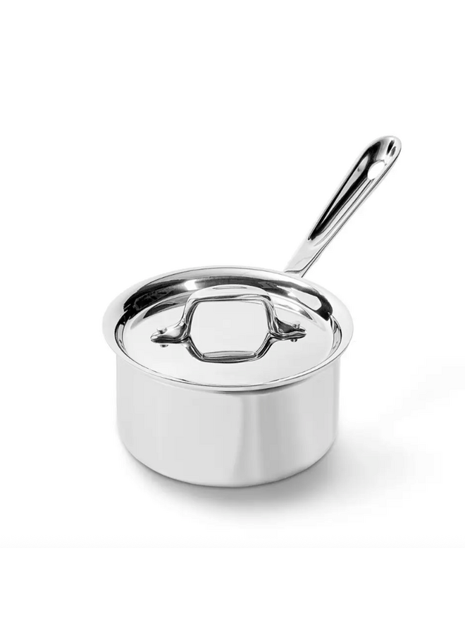 D3 Stainless 3-Ply Bonded 1.5qt Saucepan w/lid
