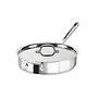 D3 Stainless 3-Ply Bonded 3qt Saute Pan w/lid