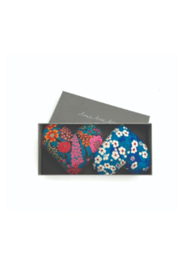 Box of 2 Lavender Hearts