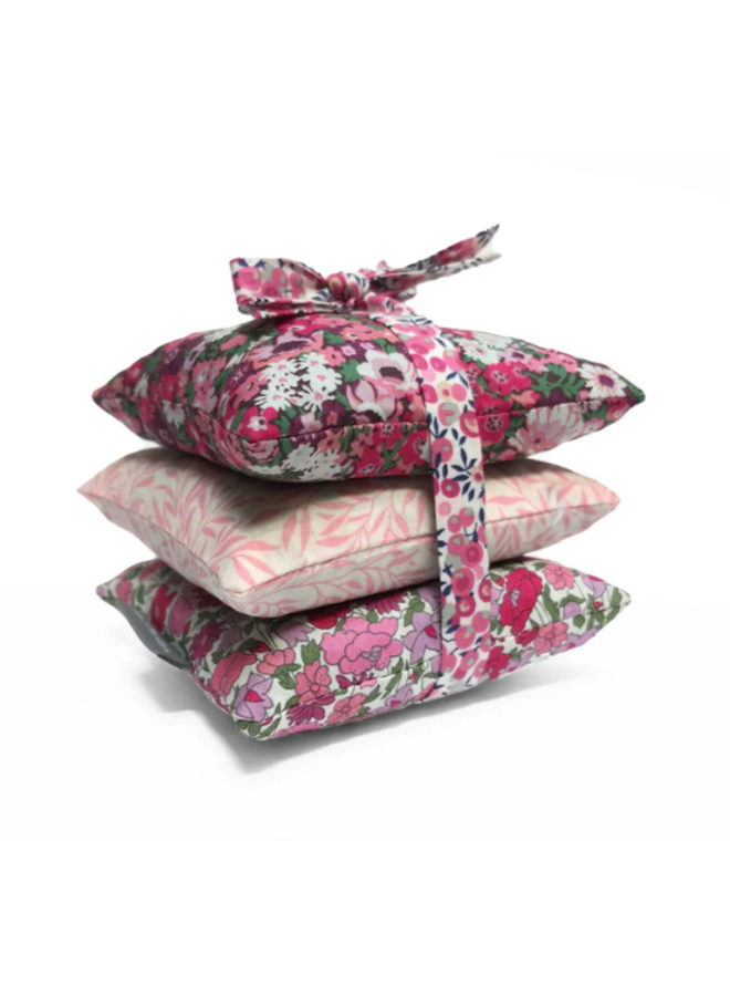 Stack of 3 Liberty Lavender Square Sachets
