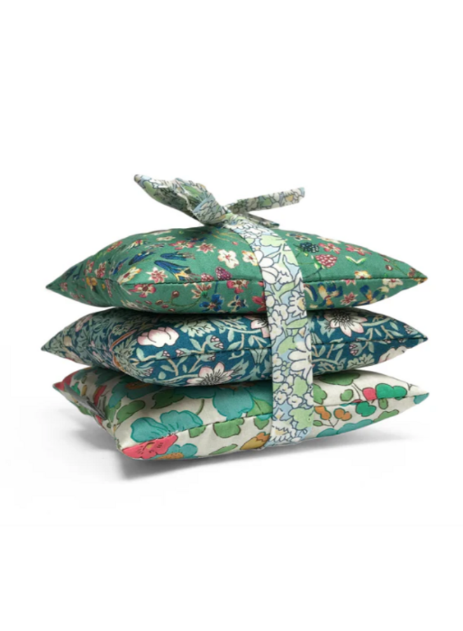 Stack of 3 Liberty Lavender Square Sachets
