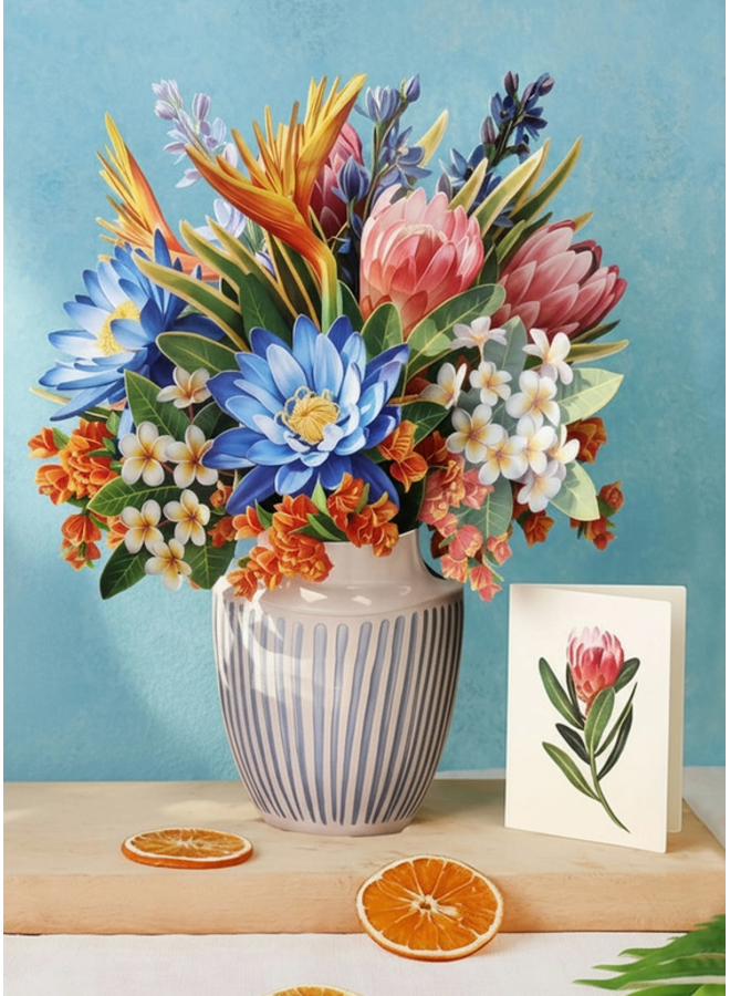 Tropical Paradise Pop-Up Greeting Card