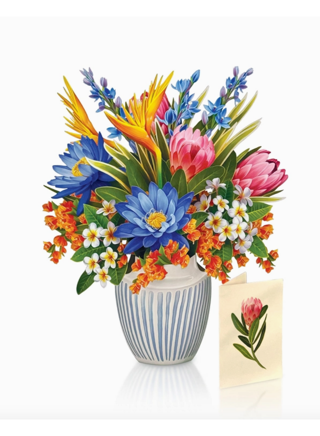 Tropical Paradise Pop-Up Greeting Card