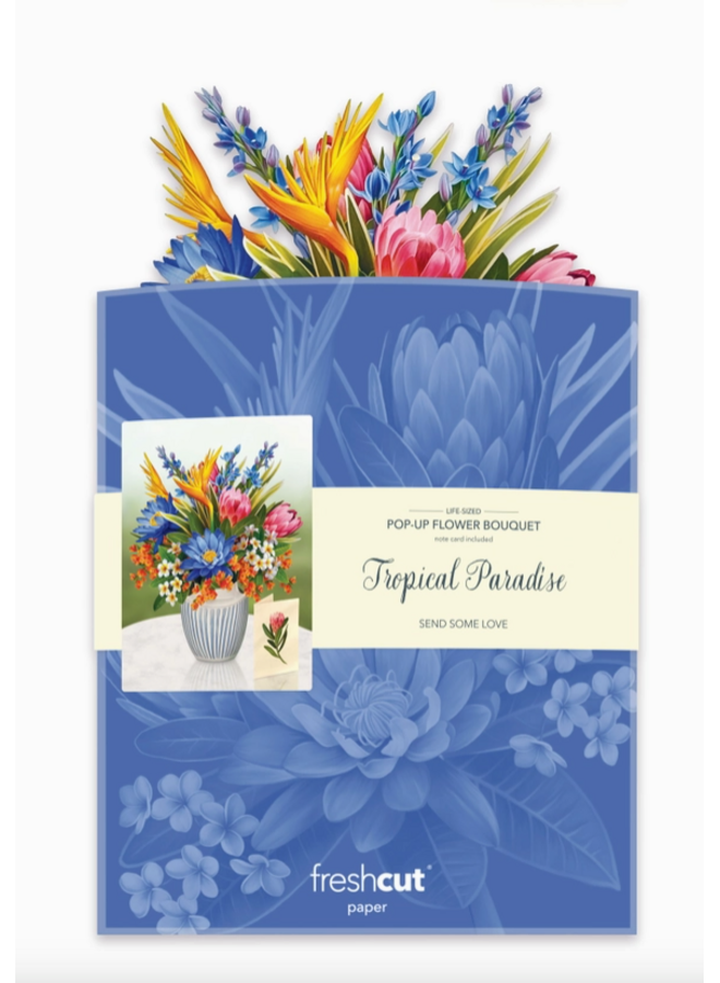 Tropical Paradise Pop-Up Greeting Card