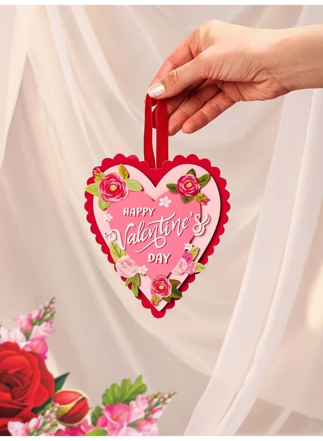 Mini Pop-Up Greeting Card Valentine's Heart