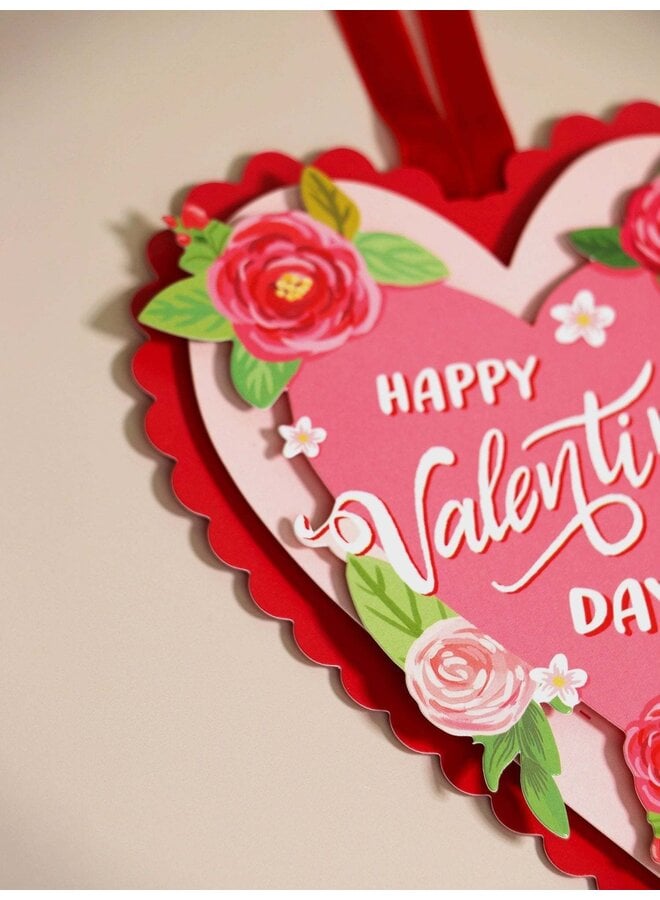 Mini Pop-Up Greeting Card Valentine's Heart