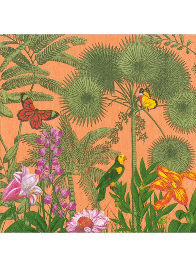 Paradise Garden Melon Cocktail Napkins 20 Per Package