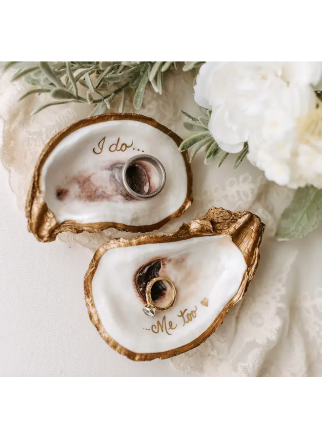"i do, me too" Oyster Dish Set