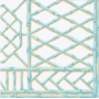 Bamboo Screen Robin's Egg Paper Linen Airlaid Cocktail Napkins