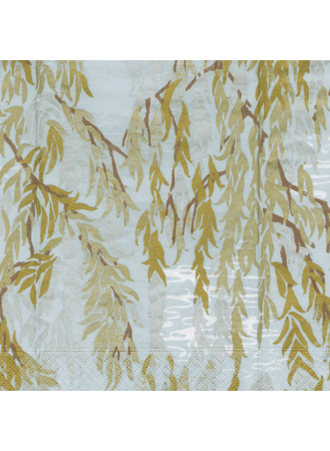 Willows Silver Cocktail Napkins - 20 Per Package