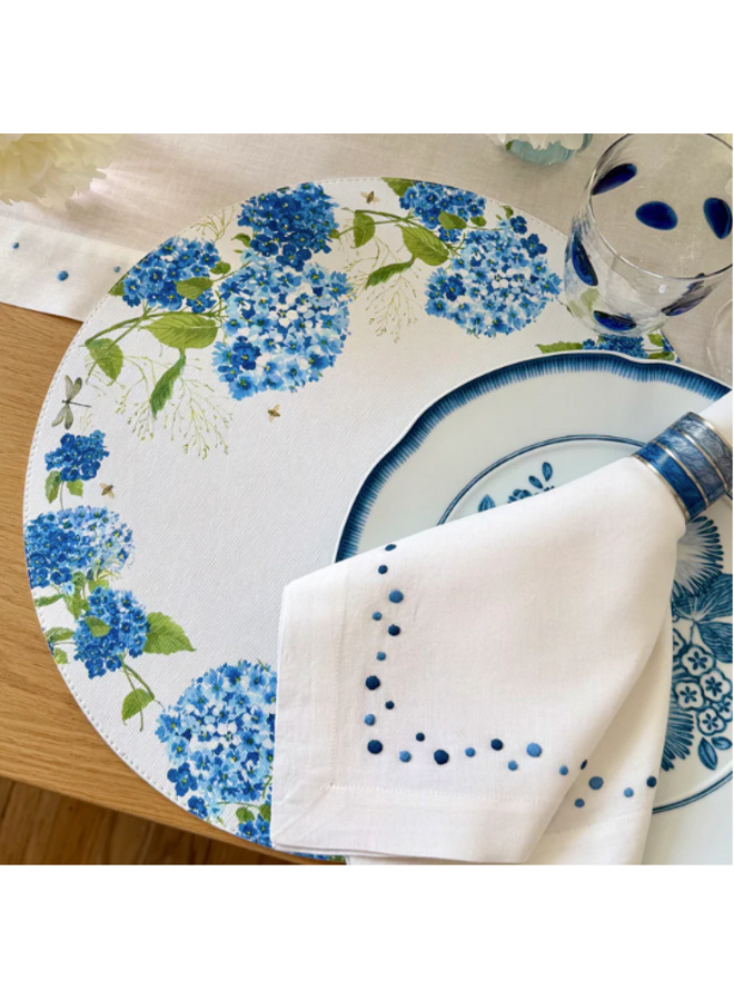 Hydrangea Round 15" Placemat