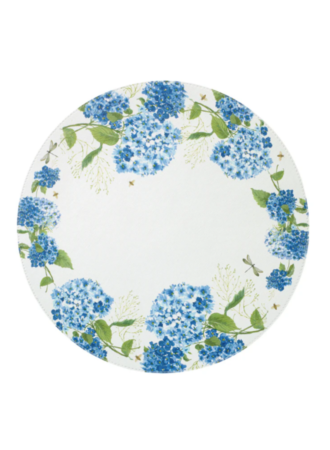 Hydrangea Round 15" Placemat