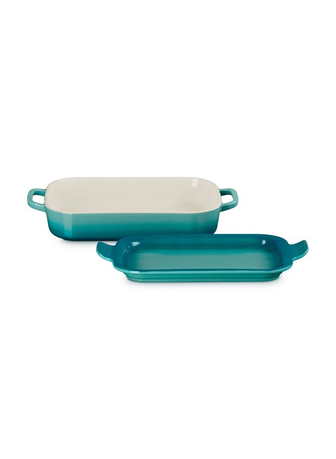 Rectangular Dish with Platter Lid
