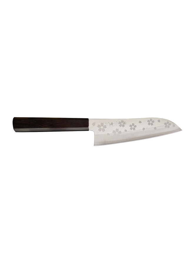 LE Sakura Series 7" Santoku w/ Ebony Handle