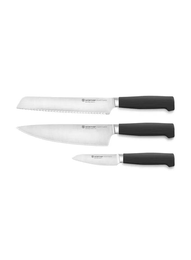 Partner Series 3-Pc Set 3.5" Paring, 8" Bread, 8" Chef