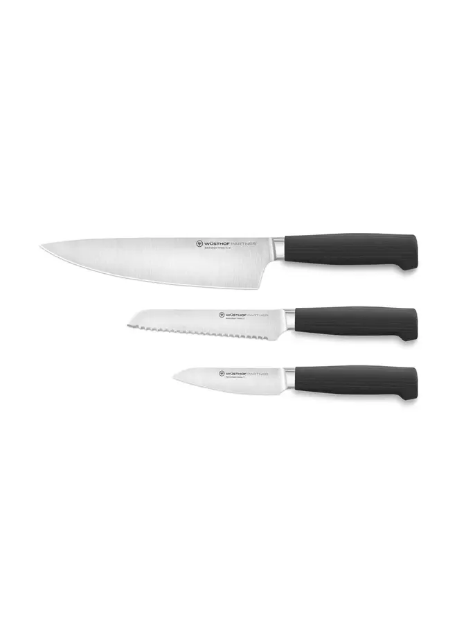 Partner Series 3-Pc Set 3.5 Paring, 5" Serrated, 8" Chef