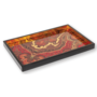 Jaipur Crimson Lacquer Vanity Tray - 1 Each