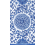Indigo Garden Blue/white Guest Towels - 15 Per Package