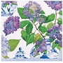 Hydrangeas & Porcelain Paper Cocktail Napkins - 20 Per Package