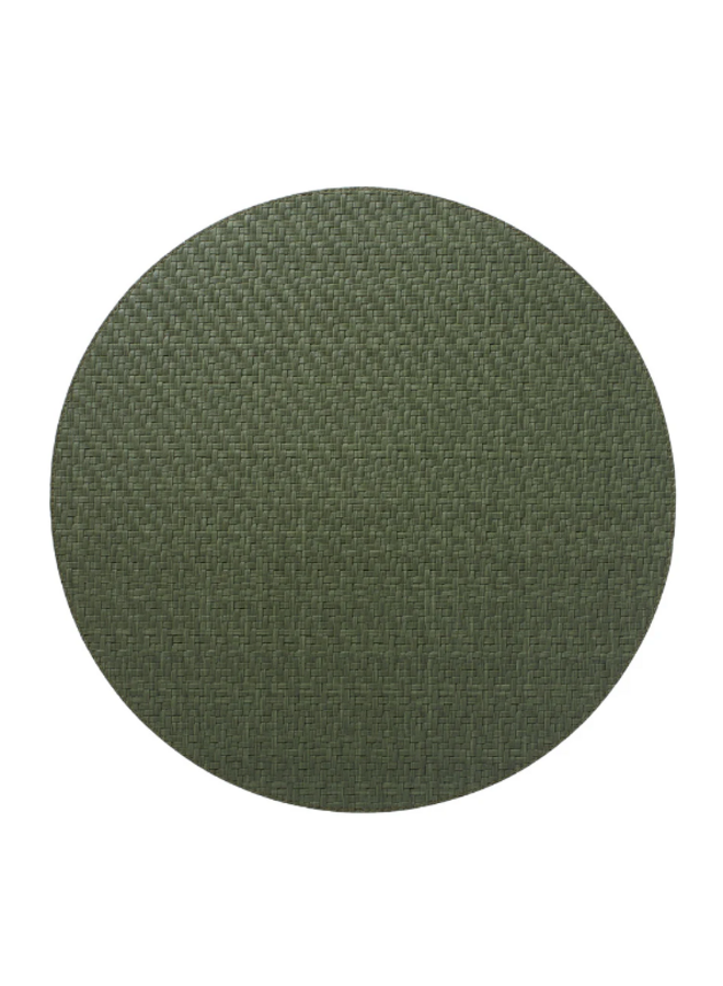Wicker Placemat 15" Round Set of 4