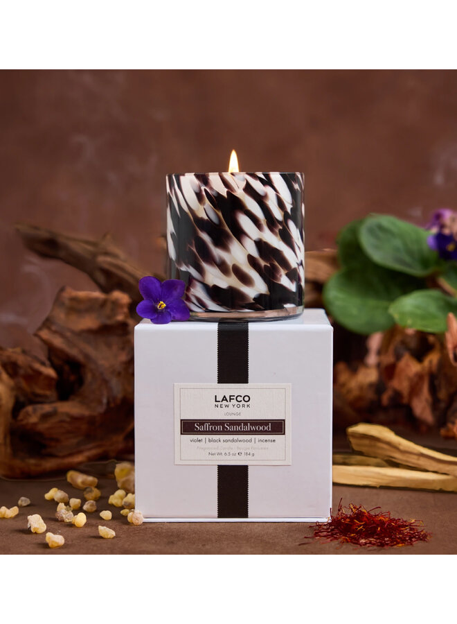 Classic Saffron Sandalwood Candle 6.5oz