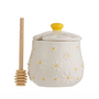 Daisy Honey Pot with Drizzler