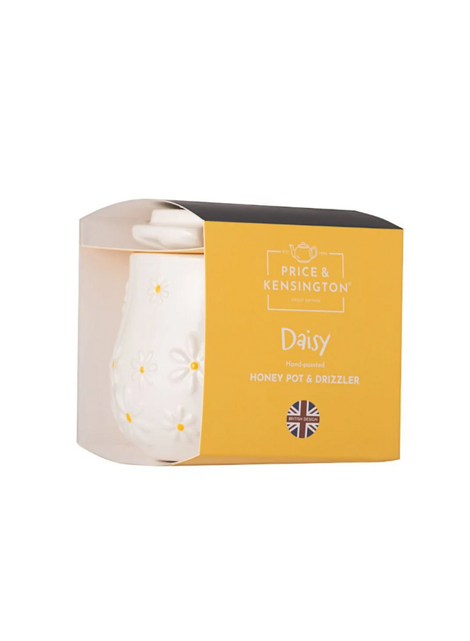 Daisy Honey Pot with Drizzler