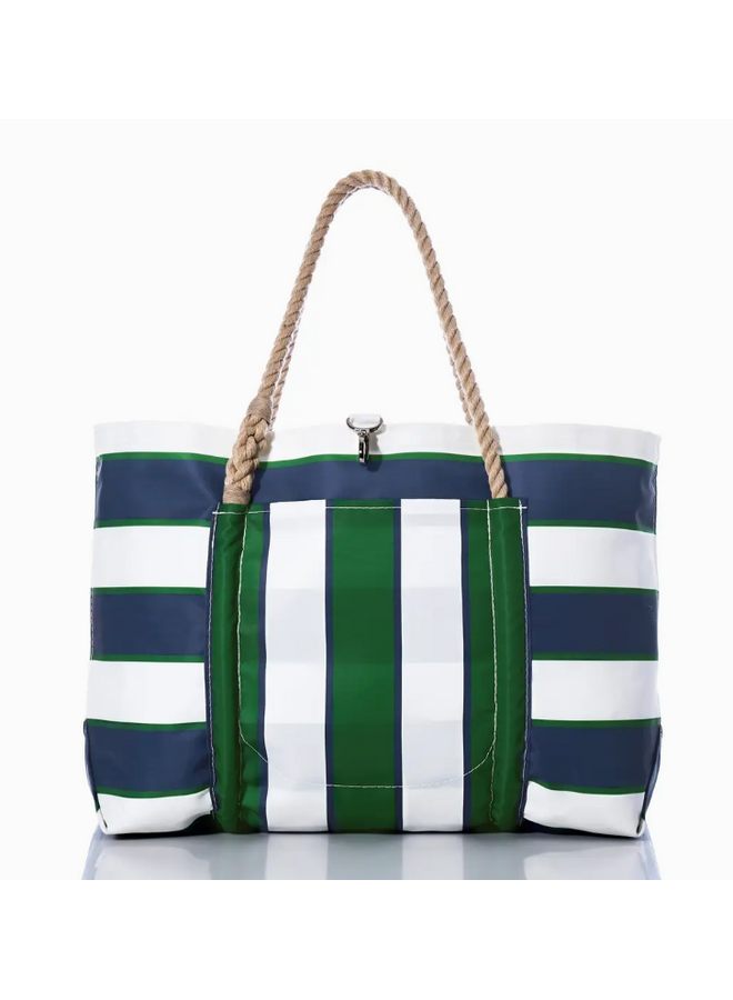Preppy Stripe Pier Tote