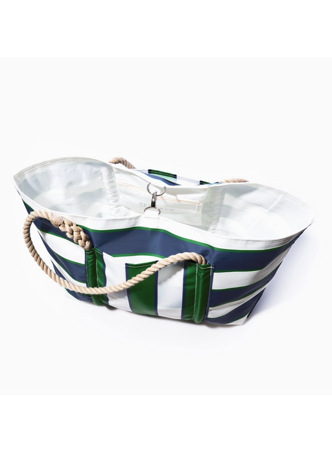 Preppy Stripe Pier Tote