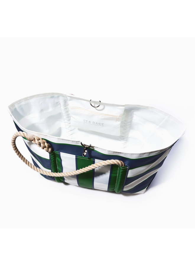 Preppy Stripe Pier Tote