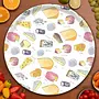 Round Cheese Birchwood Serving Tray By Betsy Barry 15.7in