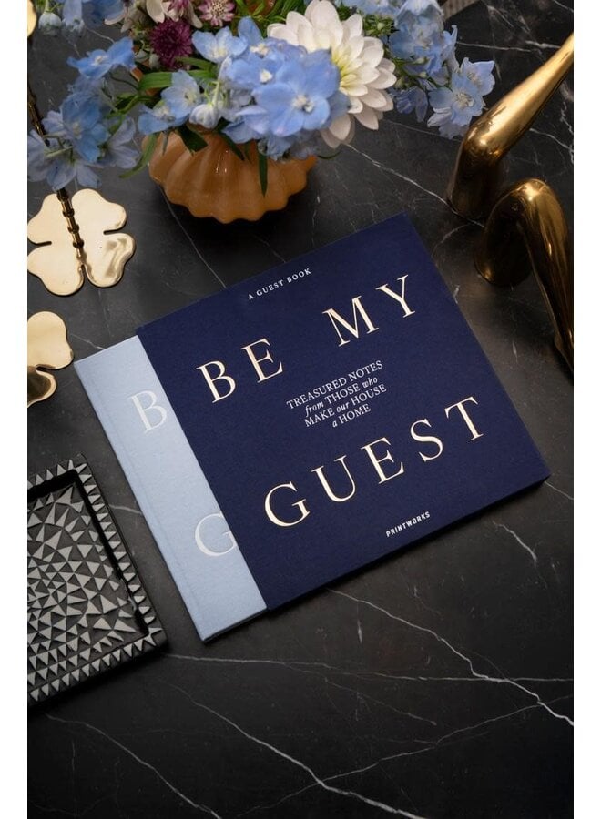 Guest Book - Light Blue/Dark Blue